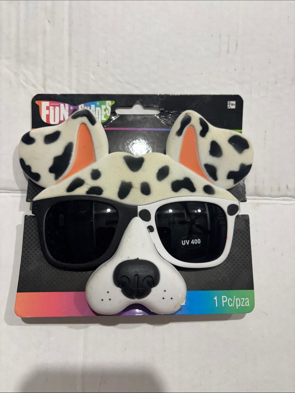 Dog Face Novelty Sunglasses with Dalmatian Ears adult up 400
